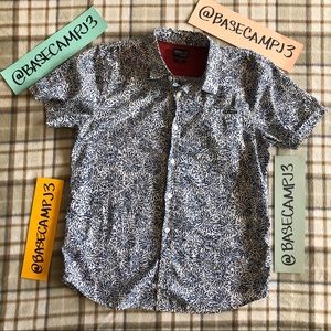 O’Neill L men’s button up down short sleeve shirt